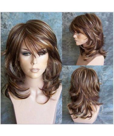 BGHJUE African Wig Intellectual Curly Hair Synthetic Hair Wigs Wigs For Black Women Heat Resistant Synthetic Wigs