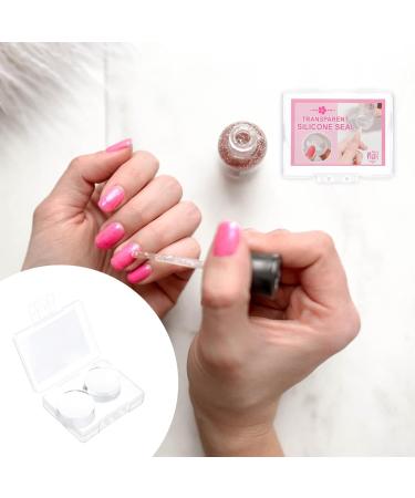 Lurrose 4-Piece Nail Art Stamp Set | Silicone Nail Printing Tools for Manicure | International Shipping Available - Buy Online on SooperMarket.com