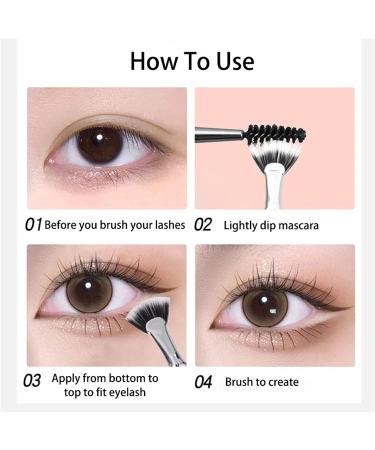 Dolly Mascara Fan Brush - Angled Fan Shaped Eyelash Brush by Anjouze - Buy Online on SooperMarket.com