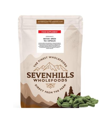 Sevenhills Wholefoods Organic Japanese Matcha Green Tea Capsules x 120 1000mg per dose 60 Days Supply 120 Count (Pack of 1)