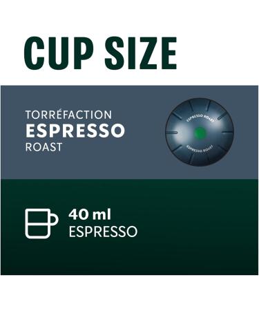 Starbucks By Nespresso Espresso Roast Coffee Pods Dark Roast Nespresso Vertuo Line Compatible Capsules 10 Coffee Pods - Buy Online on SooperMarket.com