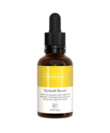 facetheory Hyaluret Serum S13 - Hydrating Face Serum Retinoic and Hyaluronic Acid Stronger Than Retinol Serum Vegan and Cruelty-Free Made in the UK | 30 ml