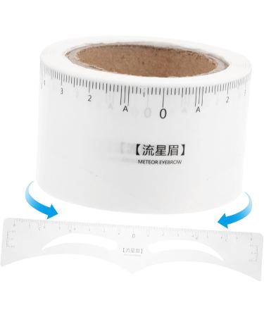 Mikinona Brow Ruler Sticker 1 Roll Stickers Eyebrow Mapping Tool Brow Mapping Pen Labeling Eyebrow Trimming - Buy Online on SooperMarket.com