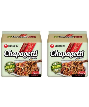 Nongshim Chapagetti Chajang Instant Noodle Pack of 10 BY SPICEHUB