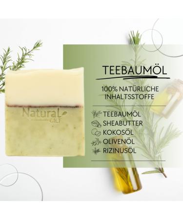 Natural Cilt Tee Baum Oil Soap - 100% Natural Handmade Shower Soap for All Skin Types - Certified Quality Tea Tree Soap (1 Pack) - Buy Online on SooperMarket.com