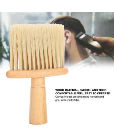 Neck Duster Brush Wooden Handle Haircut Neck Duster Brush For Barber Shop Hairstylist Broken Hair Sweep Brush for for Face and Neck - Buy Online on SooperMarket.com