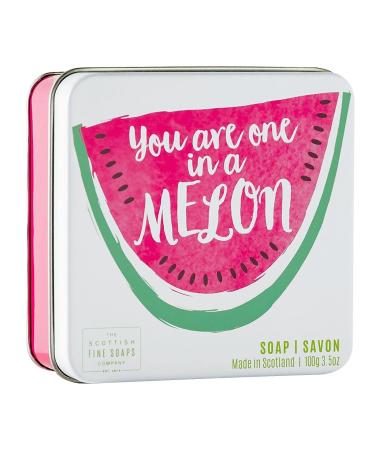 Scottish Fine Soaps You Are One In A Melon Soap in a Tin 100g 3.5oz