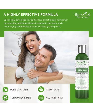 Tea Tree & Eucalyptus Hair Loss Conditioner | Thickening & Strengthening Formula for Thinning Hair | Color Safe Hair Growth Treatment - Buy Online on SooperMarket.com