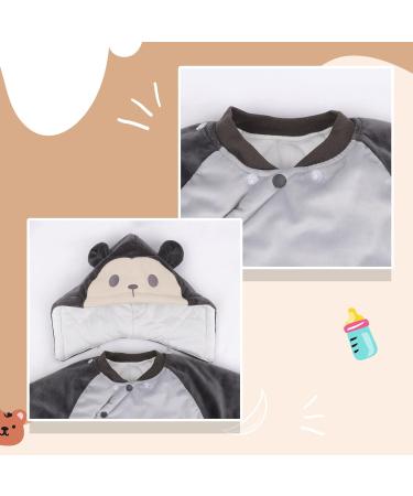 Baby Rompers with Booties & Hat Set | Cotton Jumpsuit for Boys & Girls | Infant Winter Outfits 3-6 Months - Buy Online on SooperMarket.com