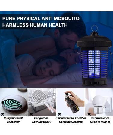 Electric Bug Zapper Mosquito Killer IPX4 Waterproof Insect Killer 3200V Insect Fly Trap Bug Killer Fly Zapper for Indoor Outdoor Backyard Patio Home - Buy Online on SooperMarket.com