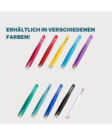 Buy REMOS Professional Blue Tweezers with Extra Fine Tips for Precision Eyebrow Plucking - International Shipping Available - Buy Online on SooperMarket.com
