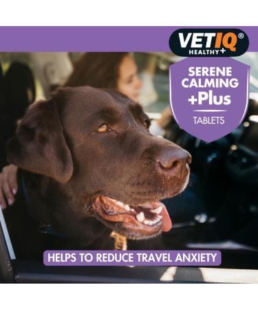 VetIQ Serene-UM Xtra Calming Tablets (60 ct) - Natural Pet Stress Relief - Buy Online on SooperMarket.com