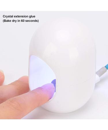 Mini UV LED Nail Lamp - 5W Portable Quick-Drying Nail Dryer for Gel Manicure - Ideal Nail Art Tools for Home & Travel - Buy Online on SooperMarket.com