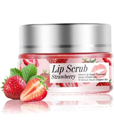 Lip Scrub Exfoliator Lip Overnight Moisturizer Sleeping Cream Lip Repair Balm Strawberry - Buy Online on SooperMarket.com