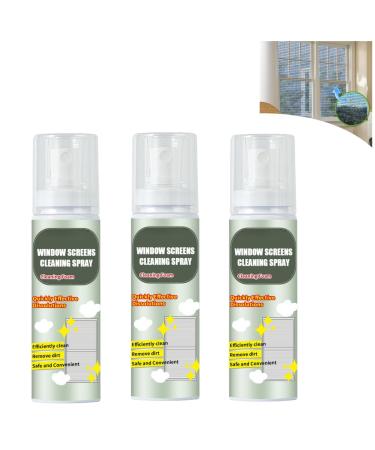 No-Removal Window Screen Foam Cleaner dust and Scale Removal Door and Window Screen Cleaner Water-Free Window Screen Cleaner Multi-Functional Household Screen Cleaning Foam