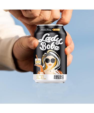 SUPPLIIONLINE Madam Hong Best chilled Lady Boba Grass Jelly and Brown Sugar Bubble Tea - 315ml (Brown Sugar) - Buy Online on SooperMarket.com