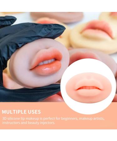 3D Silicone Lip Practice Skin - Fake Piercing Lip Model for Makeup Training | International Shipping Available - Buy Online on SooperMarket.com