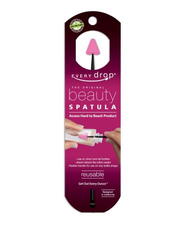 Every drop Beauty Spatula, Get Hard to Reach Beauty Products Out of Bottle, Washable and Reusable, 1 Spatula 8 Inch (Pack of 1)