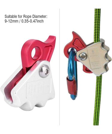 15KN Climbing Descender - Aluminum Rappelling Equipment for 9-12mm Rope | Rescue & Abseiling Gear - Buy Online on SooperMarket.com