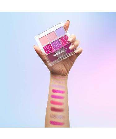 Ruby Kisses Grape Jelly Eyeshadow Palette - 9 Shades Matte, Shimmer, Metallic | Highly Pigmented Eye Makeup - Buy Online on SooperMarket.com