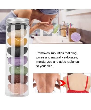 FILFEEL Facial Cleansing Sponge Set - 8PCS 100% Konjac Sponges for Gentle Face and Body Wash - Buy Online on SooperMarket.com