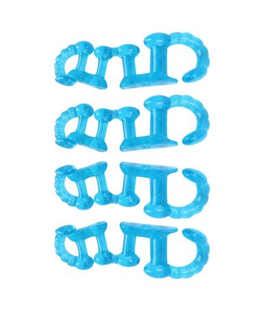 ANGGREK 2 Pairs Toe 2 Pairs Toe Separators Toe Spacers Hammer Toe Straighteners Bunion Corrector for Relaxing Toes Pain Relief