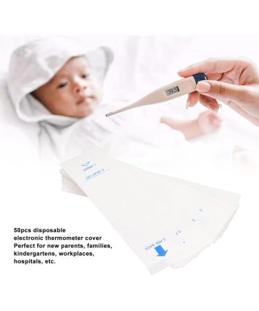 50Pcs Universal and Disposable Probe Cover 3.7 X 1.0in Thermometer Probe Covers for Hospital Clinic and Health Center - Buy Online on SooperMarket.com