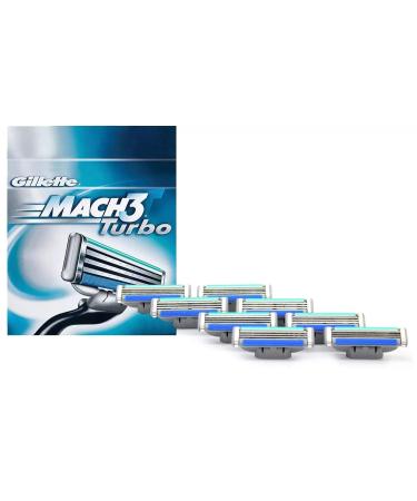 Gillette Mach 3 Turbo Razor Refill Cartridges 8 Count - Packaging May Vary - Buy Online on SooperMarket.com