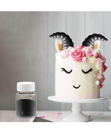Food Coloring Powder - 15 Gram Reusable Food Coloring for Chocolate Cake Decorating Tool Pastry Baking Accessories Kot-au Black - Buy Online on SooperMarket.com
