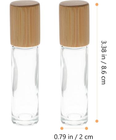 PACKOVE 10pcs 10ml Glass Roller Bottles - Refillable Essential Oil & Perfume Containers - Ideal for Cosmetics & Travel - Buy Online on SooperMarket.com