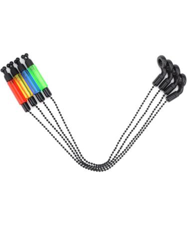 Carp Fishing Swinger Set with Bite Indicators - Red Yellow Blue & Green - 4 Pack for Accurate Fishing - Buy Online on SooperMarket.com