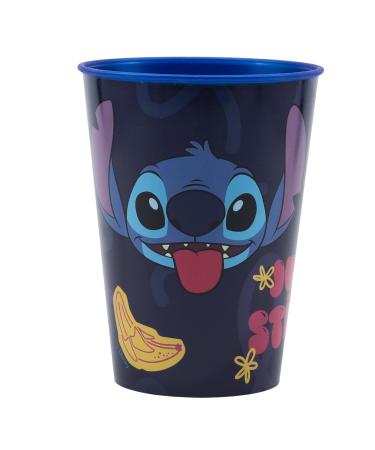 Stitch children's cup reusable plastic 260 ml