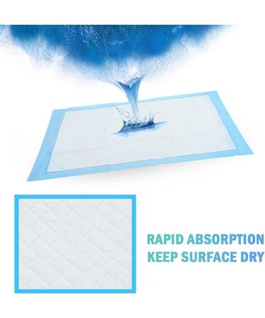 Timoo 100 PCS Disposable Changing Pad - Leak-Proof Underpad Bed Table Protector Mat - Soft Non-Woven Fabric - 17x13 - Buy Online on SooperMarket.com
