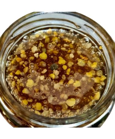 Pollen in British Honey - British Pollen collected throughout the whole season in RAW British Honey (114g Glass jar) - Buy Online on SooperMarket.com