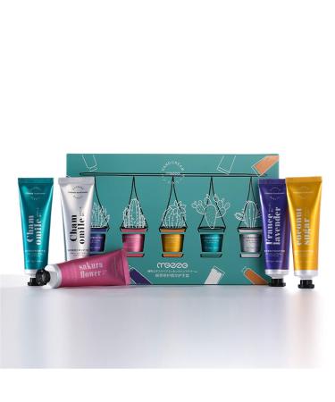 Vegan Plant Fragrance Hand Care Cream - 5pcs Mini Moisturizers for Dry Cracked Hands - Nourishing Formula for Soft Hands - Buy Online on SooperMarket.com