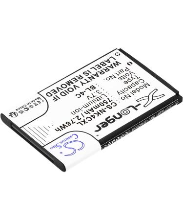 Buy Afshan 750mAh/3.7V BL-4C Battery Replacement for 5100 6700 - Worldwide Shipping - Buy Online on SooperMarket.com