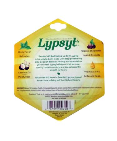 LypSyl Intense Protection Original Mint Lip Balm 0.10oz (Pack of 11) - Moisturizing Lip Care Set - Buy Online on SooperMarket.com