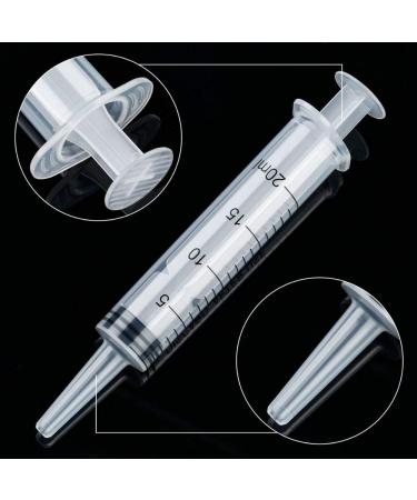 20Pcs Refillable 10ml Mini Clear Lip Gloss Containers for DIY Balm with Syringe - Buy Online on SooperMarket.com