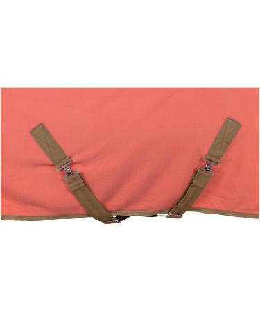 RL24 Sweat Rug BASICLINE | Breathable Apricot Fleece Transport Blanket for Horses - 145cm - Buy Online on SooperMarket.com
