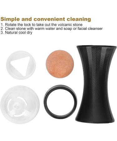 Oil Absorbing Volcanic Face Roller | Reusable Mini Tool for Oily Skin | Facial Massage Skincare - Buy Online on SooperMarket.com