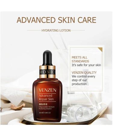 VENZEN Natural Organic Advanced Repair Skin Hyaluronic Solution 30ml | Hydrating Nicotinamide & Oligopeptide - International Shipping Available - Buy Online on SooperMarket.com