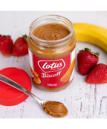 Lotus Biscoff Smooth Caramelised Biscuit Spread - 400g (14.1 Ounce) | Authentic Taste | Pack of 1 - Buy Online on SooperMarket.com