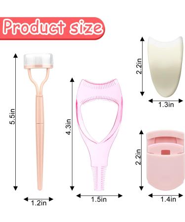 Juome 4 in 1 Eyelash Applicator Tool Kit - False Lash Clip, Curler, Separator & Comb Set for Women - Buy Online on SooperMarket.com