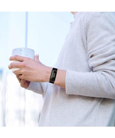 3-Pack Elastic Nylon Bands for Fitbit Inspire - Adjustable Replacement Straps in Black, Midnight Blue, and Azurite - Buy Online on SooperMarket.com