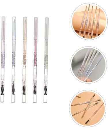 BELLIFFY 5pcs Women Eyebrow Pencils Brow Pencils with Brush Anti-perspiration Eyebrow Pens Makeup Tools Paste - Buy Online on SooperMarket.com