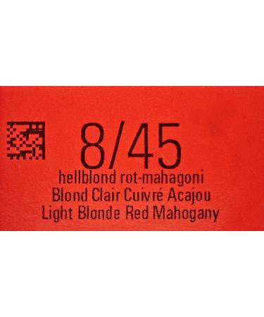 Wella Koleston Perfect ME+ Vibrant Reds 8/45 Light Blonde Red Mahogany Hair Colour 60 ml - Pack of 1 - Buy Online on SooperMarket.com