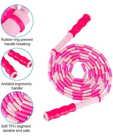 Zocy 2 Pack Jump Rope for Fitness Exercise - Tangle-Free & Adjustable - Ideal for Kids, Women & Men - Pink/Purple - Buy Online on SooperMarket.com