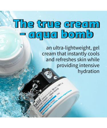 belif True Cream Aqua Bomb Duo Set | Lightweight Moisturizer for Combination Skin | Antioxidant-Rich Daily Face Cream | Hydrating K Beauty Skincare | 5.07 Fl Oz - Buy Online on SooperMarket.com