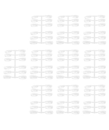 120pcs Nail Swatch Sticks Transparent Nail Tips Art Display Chart For Nagelstudio False Nail Display Tips Nail Art display Chart Nail Art Color Display Tips Tool Swatch Sticks