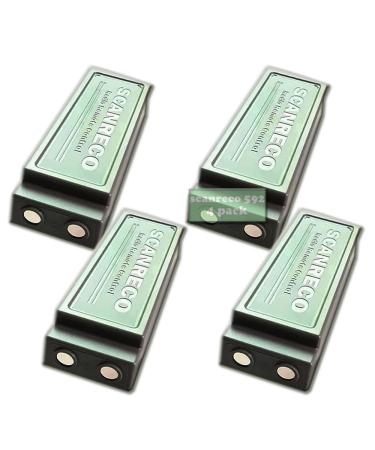 4 Pack 2000mAh 7.2V NiMH Battery for Scanreco 592 Battery RSC7220 13445 NiMH Replacement Battery for Scanreco 590 592 960 BS590 Cifa EA2512 Effer Fasse Fassi FBS590